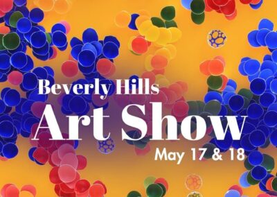 Affiche officielle du Beverly Hills Art show (17-18 mai 2025) - Los Angeles