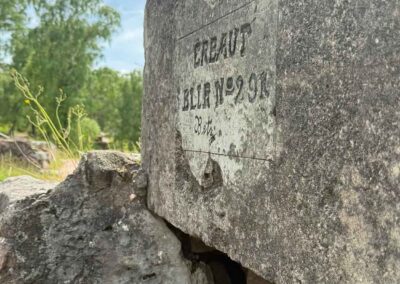 Voyage sur mesure en Alsace : Bunker "Erbaut KBLIR n°2, 9k" - construit par la 9ème compagnie du 2ème régiment de la Landwehr bavaroise à Orbey (68)