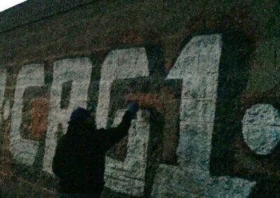 Procédé du "Bombing" à l'aide d'un aérosol