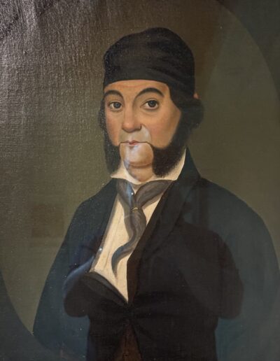 Voyage sur mesure en Californie : Portrait de Don Bernardo Yorba (1840) par l’artiste Henri Pénelon. Musée Bowers.