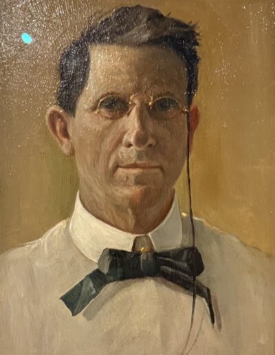 Learning-trip original en Californie : Autoportrait (1910) par Frank Coburn. Musée Bowers – Santa Ana.