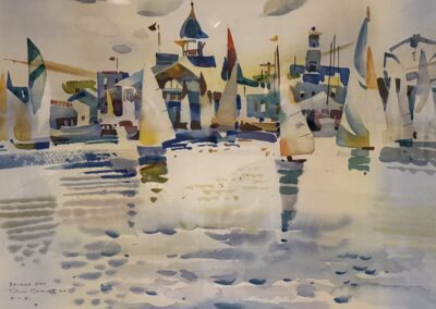 Visite hors des sentiers battus en Californie : « Une journée à Balboa » (Balboa Day) - 1981 par l’artiste Rex Brandt. Musée Bowers – Santa Ana.