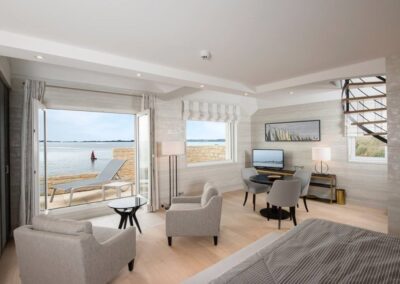 Week-end gastronomique en Bretagne : Suite duplex Mer « Voiles » au domaine de Rochevilaine.